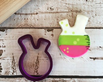 Flask Or Science Lab Cookie Cutter and Fondant Cutter and Clay Cutter