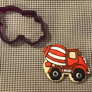 Cement Truck Cookie Cutter and Fondant Cutter and Clay Cutter