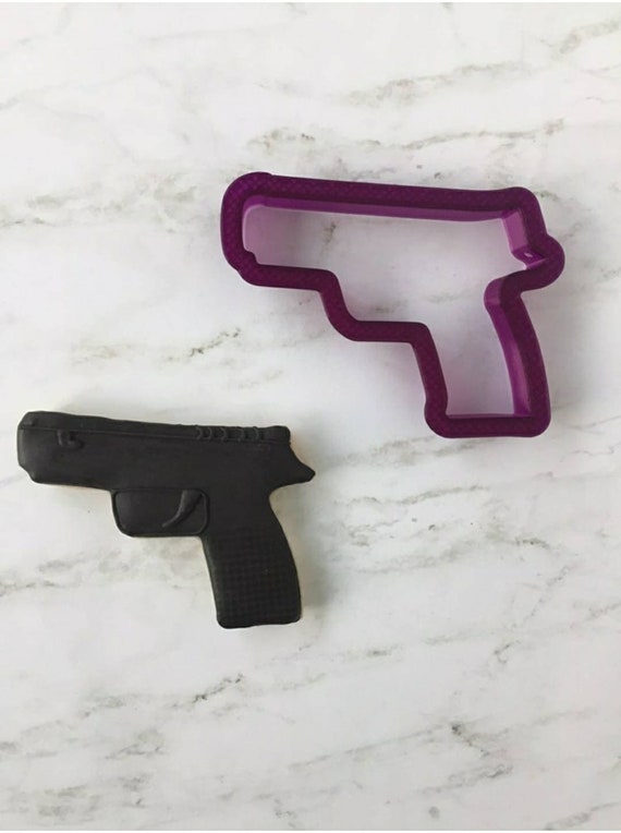 Hand Gun Cookie Cutter and Fondant Cutter and Clay Cutter Etsy