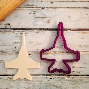 Jet Cookie Cutter and Fondant Cutter and Clay Cutter