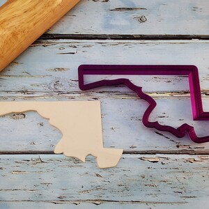 State of Maryland Cookie Cutter and Fondant Cutter and Clay Cutter