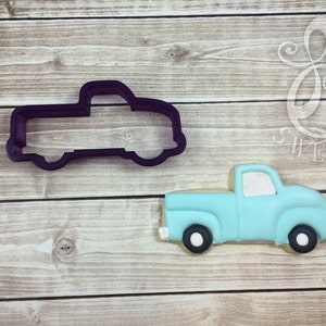 Vintage Pickup Truck Cookie Cutter and Fondant Cutter and Clay Cutter