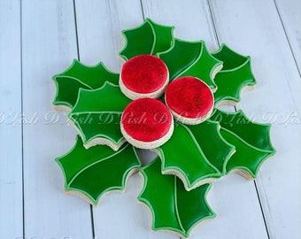 Holly Leaf Cookie Cutter and Fondant Cutter and Clay Cutter