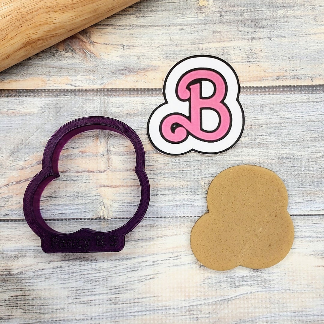 Fancy Letter B Cookie Cutter and Fondant Cutter and Clay Cutter Etsy