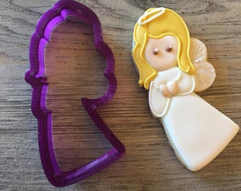 Angel with Nativity Scene Cookie Cutter and Fondant Cutter and Clay Cutter