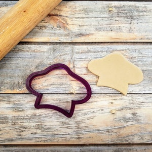 Chef Hat Cookie Cutter or Fondant Cutter and Clay Cutter