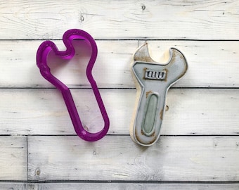 Wrench Cookie Cutter or Fondant Cutter and Clay Cutter