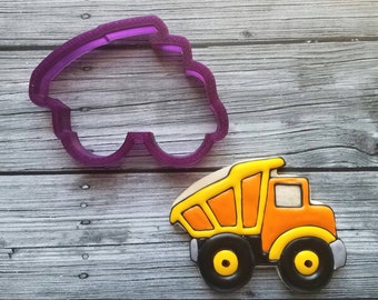 Dump Truck #2 Cookie Cutter and Fondant Cutter and Clay Cutter
