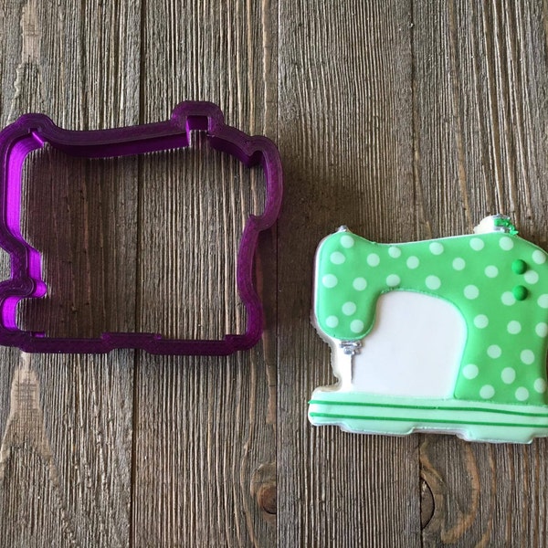 Sewing Machine Cookie Cutter and Fondant Cutter and Clay Cutter