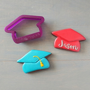 Lilaloa Graduation Cap Cookie Cutter or Fondant Cutter and Clay Cutter