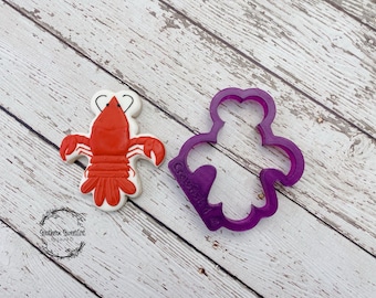 Crawfish or Crawdad Cookie Cutter and Fondant Cutter and Clay Cutter