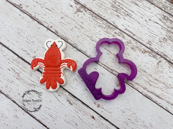 Crawfish or Crawdad Cookie Cutter and Fondant Cutter and Clay Cutter
