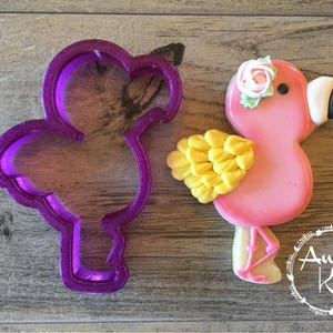 Andy Kay&#39;s Flamingo Cookie Cutter and Fondant Cutter and Clay Cutter