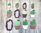 Cactus in a Pot 1 Cookie Cutter and Fondant Cutter and Clay Cutter