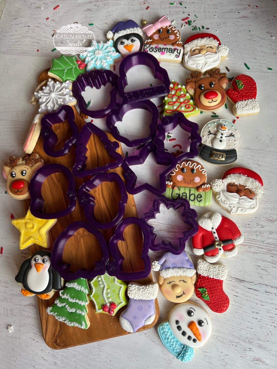 Part of Set of 12 Advent Calendar Christmas Minis Cookie Cutter