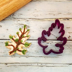 Fall Autumn Oak Leaf Cookie Cutter and Fondant Cutter and Clay Cutter