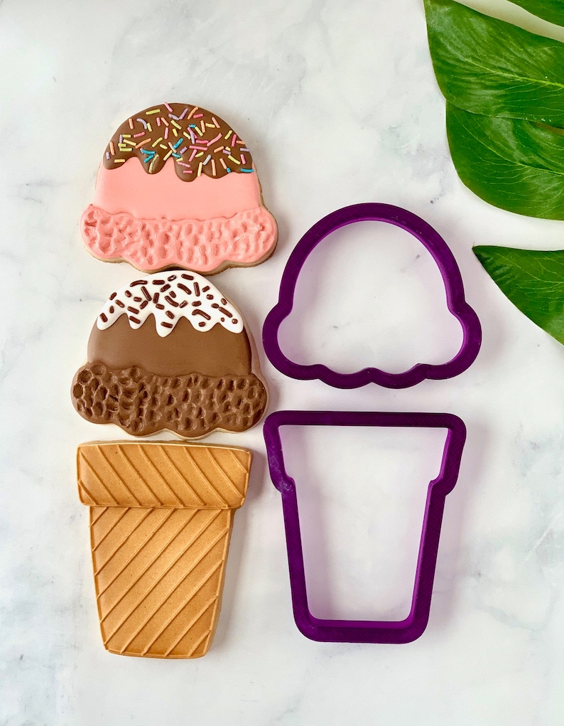 Build an Ice Cream Cone Cookie Cutter or Fondant Cutter and Etsy