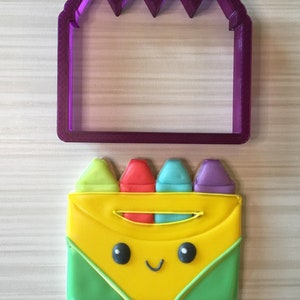 Box of Crayons Cookie Cutter and Fondant Cutter and Clay Cutter