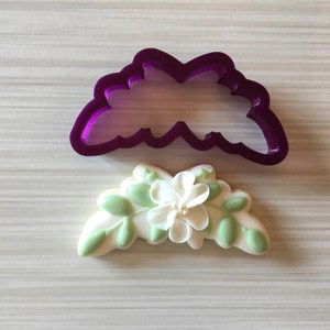 Leaf Flourish #1 Cookie Cutter and Fondant Cutter and Clay Cutter