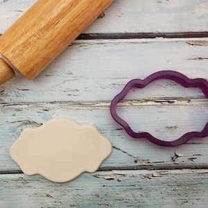 Lisa #1 Plaque Cookie Cutter and Fondant Cutter and Clay Cutter