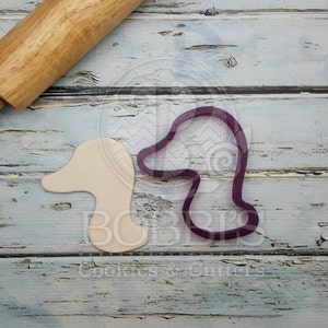 アヒルの頭のクッキーカッターとフォンダンカッターと粘土カッター