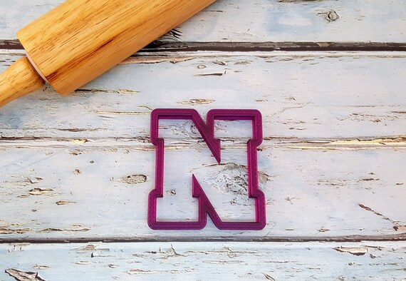 Varsity Letter N Cookie Cutter And Fondant Cutter And Clay Etsy