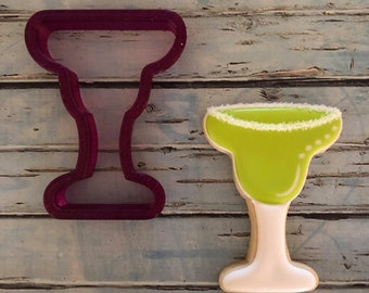 Margarita Drink Cookie Cutter and Fondant Cutter and Clay Cutter