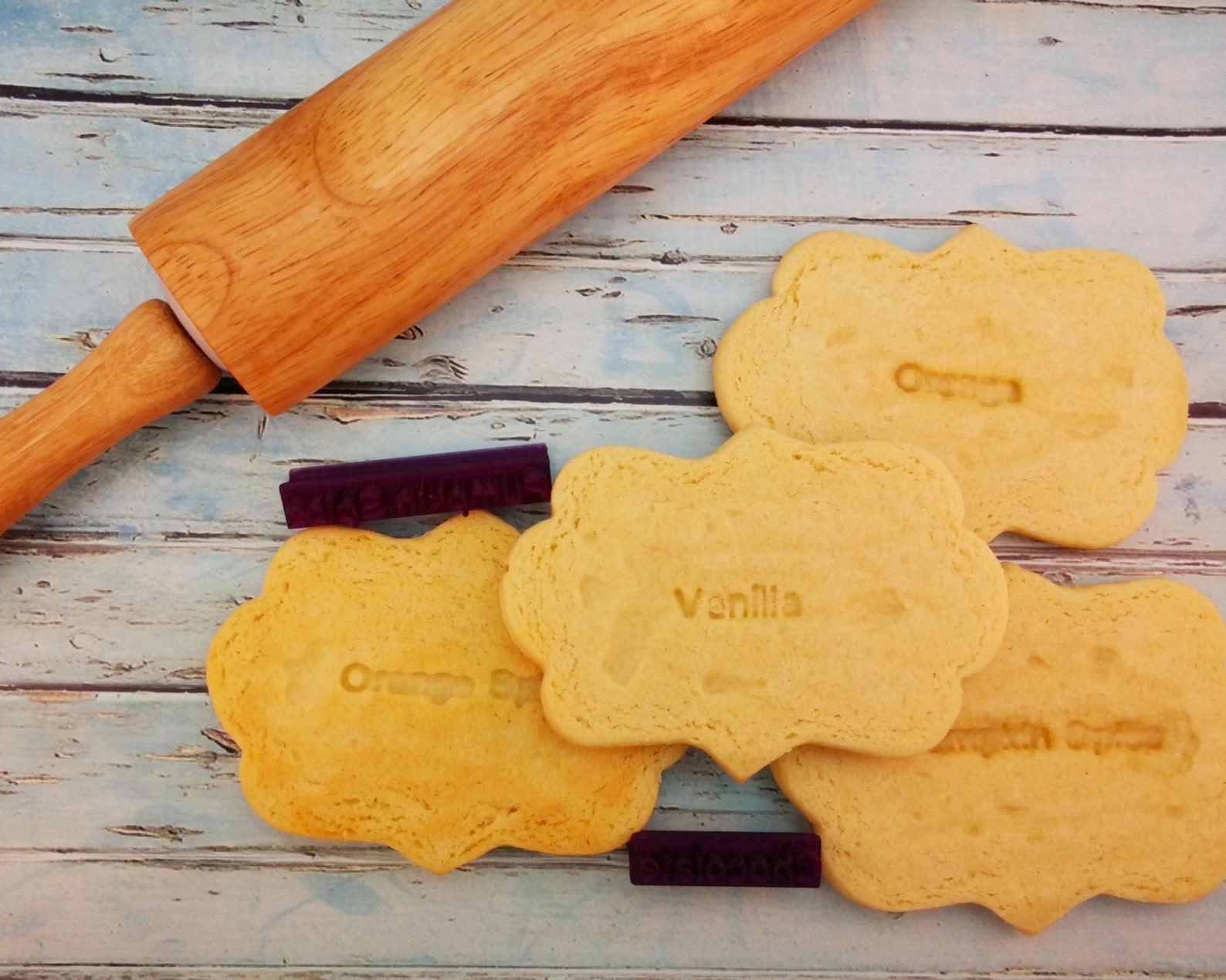 Cookie Stamper Stamp Your Cookie Flavor on Your Cookie or Etsy