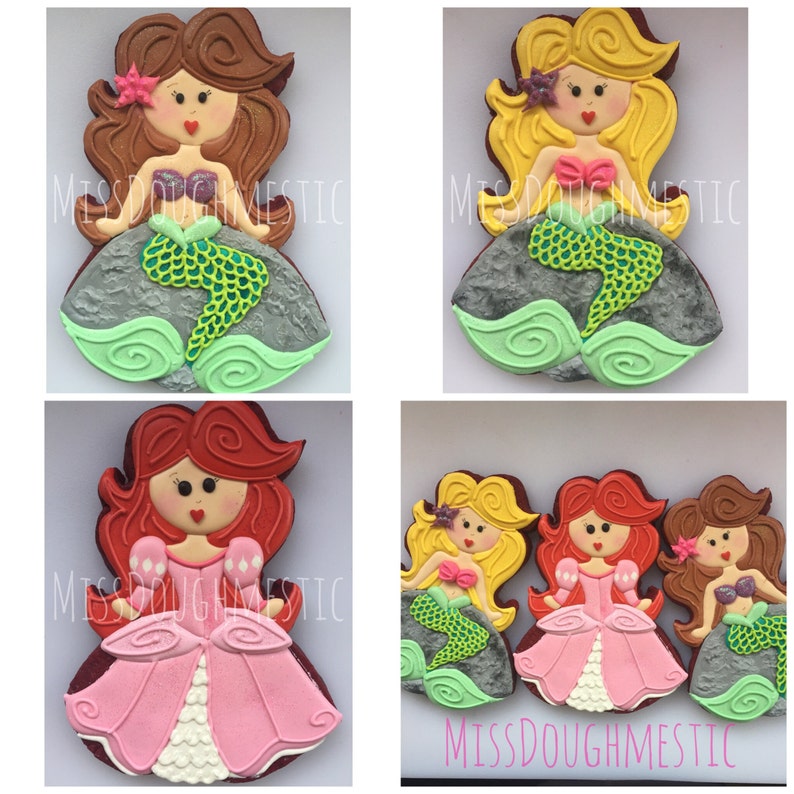 Miss Doughmestic Girl 10 BRIDE or Mermaid Cookie Cutter or Fondant Cutter and Clay Cutter image 3