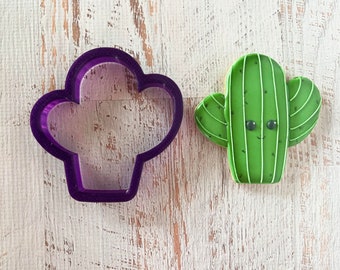 Chubby Cactus Cookie Cutter and Fondant Cutter and Clay Cutter