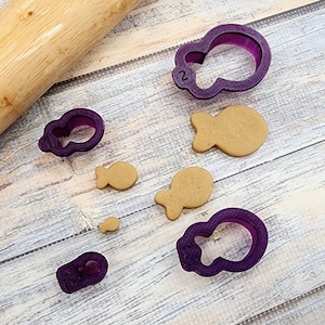 Fish Cracker Cookie Cutter and Fondant Cutter and Clay Cutter