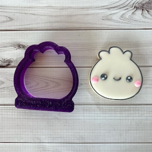 Asian Dumpling or Dim Sum Cookie Cutter and Fondant Cutter and Clay Cutter