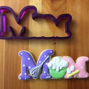 Mom Cookie Cutter and Fondant Cutter and Clay Cutter