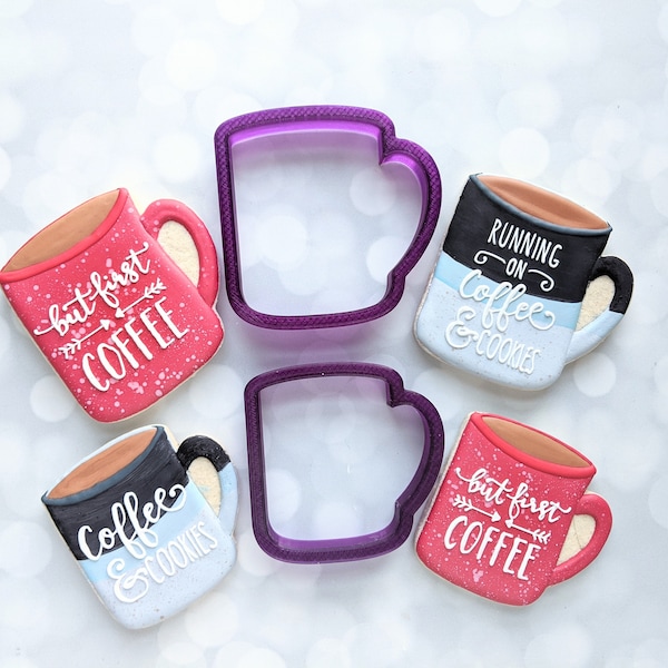 Coffee Mug Cookie Cutter and Fondant Cutter and Clay Cutter