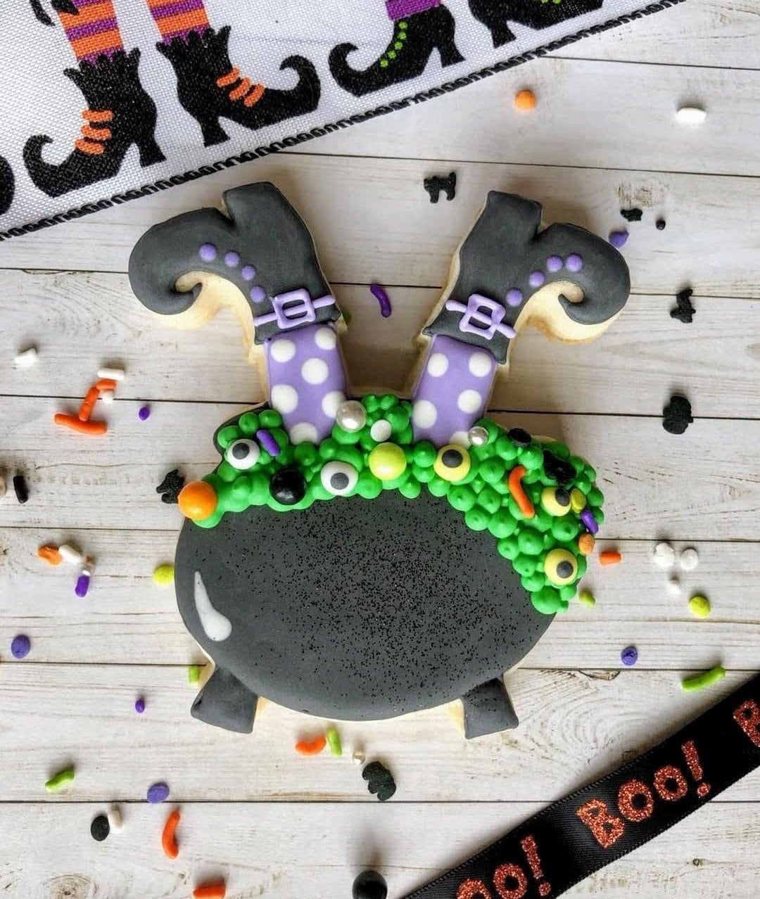 Witch in A Cauldron Cookie Cutter or Fondant Cutter and Clay Cutter - Etsy