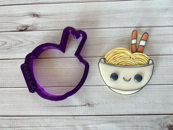 Bowl of Ramen Cookie Cutter or Fondant Cutter and Clay Cutter