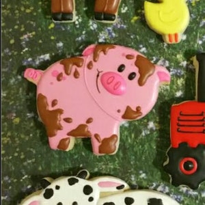 Uitsteekvorm voor varkenskoekjes en fondant en uitsteekvorm voor klei