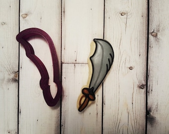 Pirate Sword Cookie Cutter or Fondant Cutter and Clay Cutter