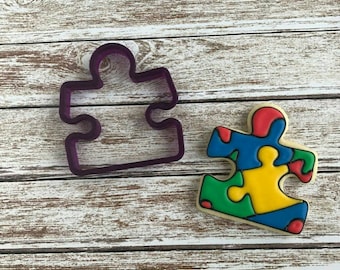 Puzzle Piece #2 Cookie Cutter and Fondant Cutter and Clay Cutter