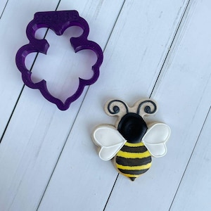Bee #3 Cookie Cutter or Fondant Cutter and Clay Cutter