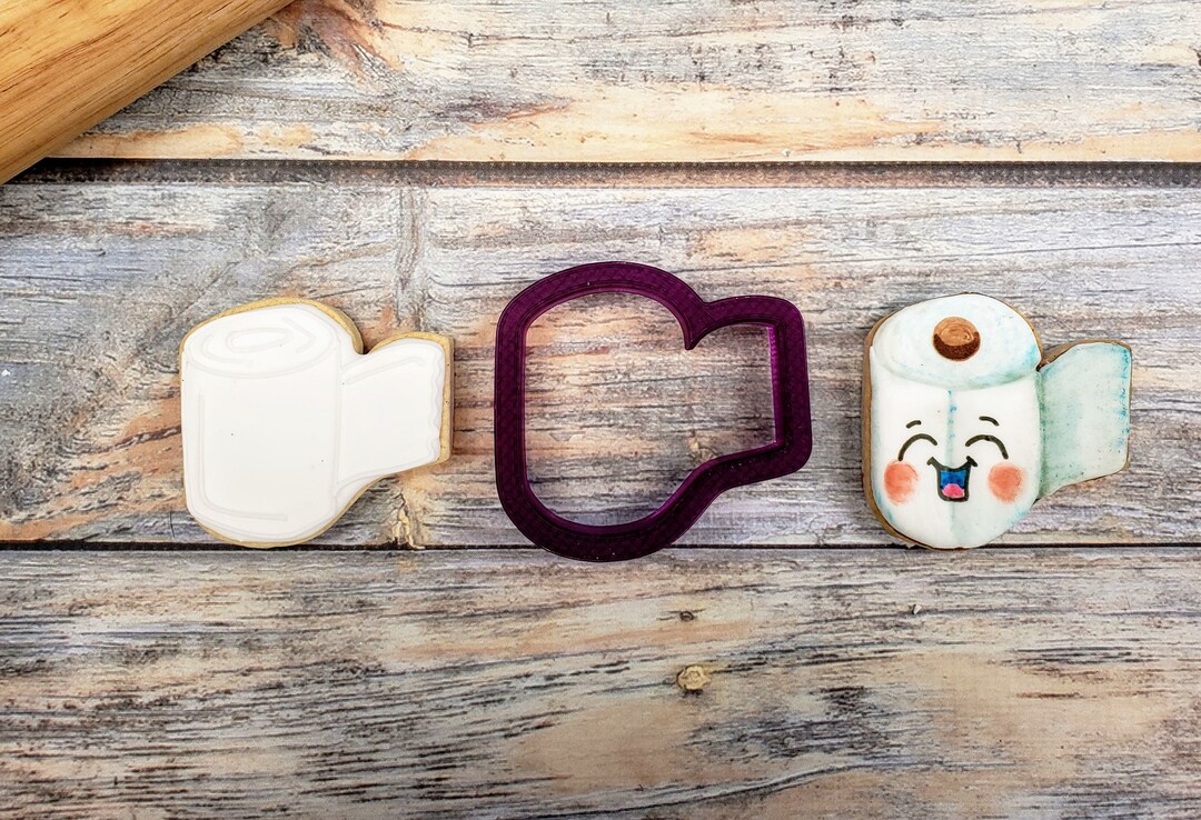 Toilet Paper Cookie Cutter and Fondant Cutter and Clay Cutter Etsy