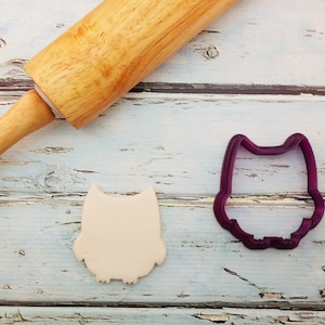 Timberland Owl Cookie Cutter and Fondant Cutter and Clay Cutter