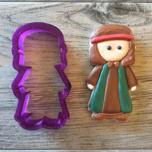 Joseph with Nativity Scene Cookie Cutter and Fondant Cutter and Clay Cutter