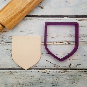 Shield or Pocket Cookie Cutter or Fondant Cutter and Clay Cutter