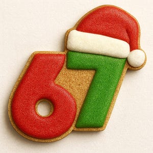 Six Seven avec emporte-pièce Bonnet de Noel