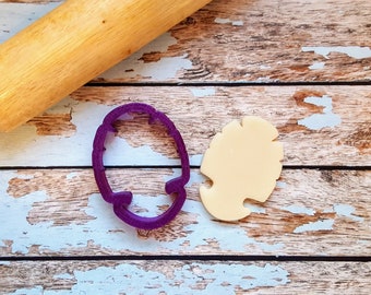 Jungle or Tropical Leaf Cookie Cutter and Fondant Cutter and Clay Cutter