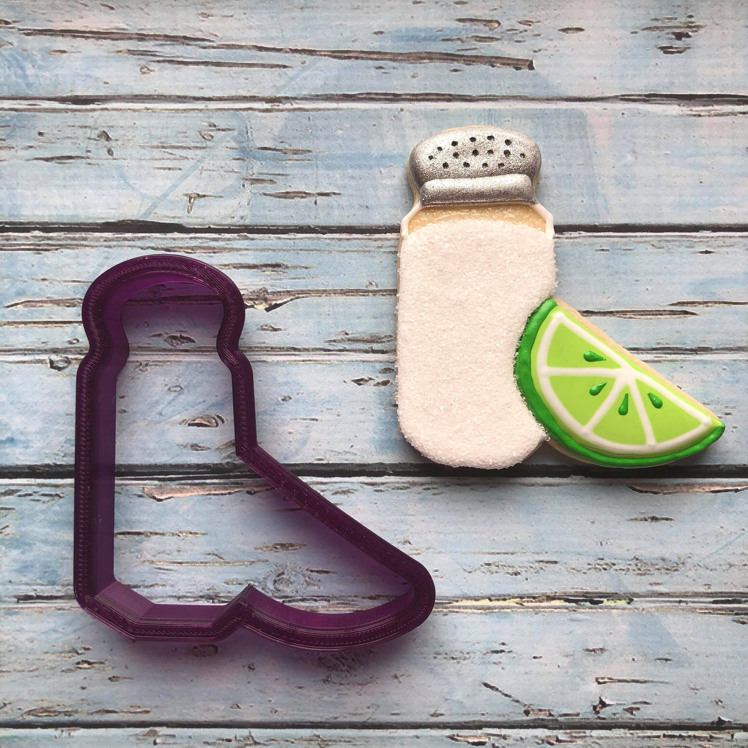 Salt Shaker With Lime Cookie Cutter and Fondant Cutter and Clay Cutter ...
