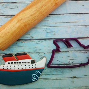 Cruise Ship Boat Cookie Cutter and Fondant Cutter and Clay Cutter