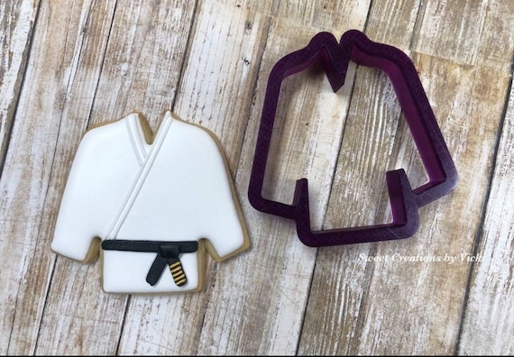 Karate Gi Or Karate Uniform Cookie Cutter And Fondant Cutter Etsy