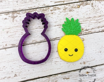 Pineapple Cookie Cutter or Fondant Cutter and Clay Cutter